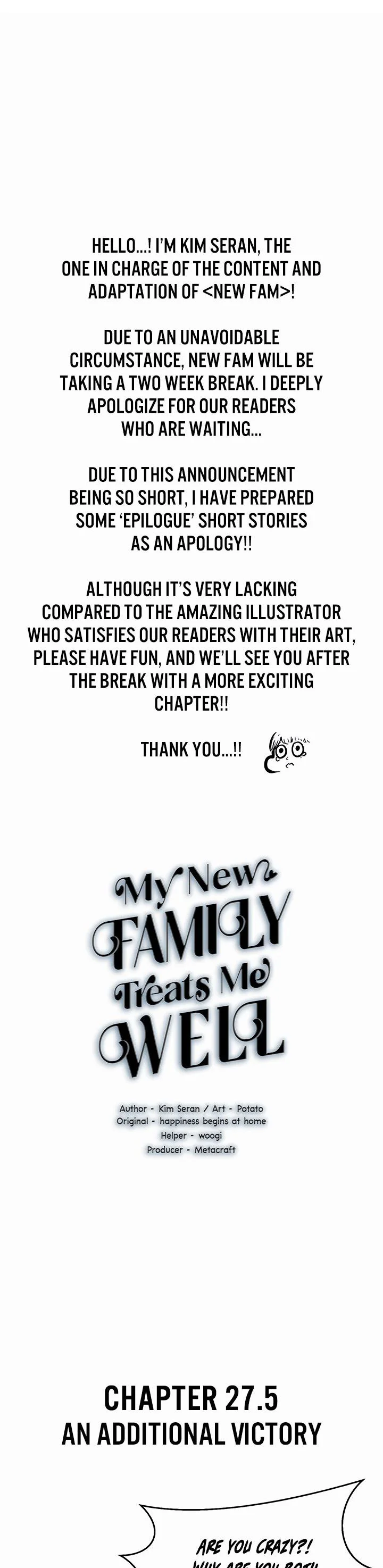 My New Family Treats Me Well Chapter 61.5 page 2