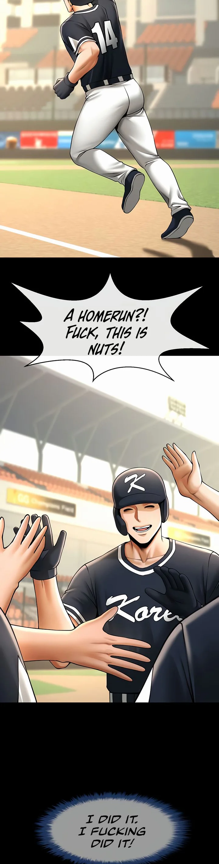 The Cheat Code Hitter Fucks Them All Chapter 91 page 14