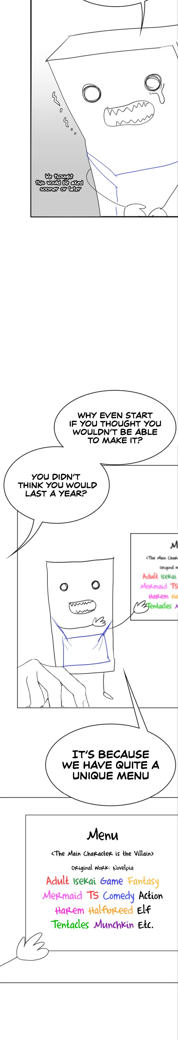 The Main Character Is the Villain Chapter 50.5 page 8